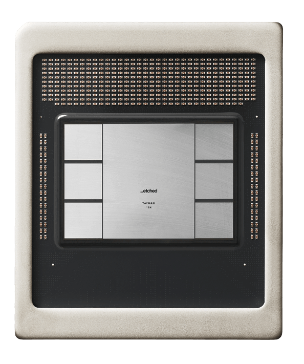 An Etched inference chip